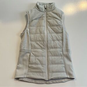 Women's Avia Light Gray Quilted Puffer Vest- XS